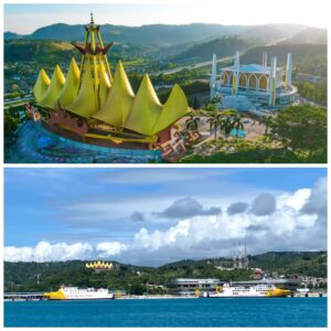 Libur Natal dan Tahun baru,Kawasan Siger Park di lampung Selatan dipadati sekitar 9000 kendaraan. BHC jadi Destinasi Wisata Pilihan