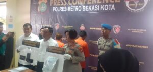 Dua Pelaku Perdagangan manusia Berhasil diamankan Satreskrim Polres Metro Bekasi Kota