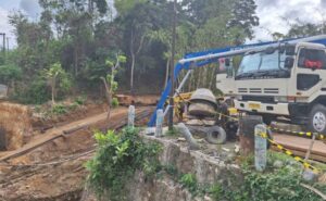 Proyek Jembatan Bantuan BNPB Rp 7,4 Miliar di Dawuhan Blitar Bermasalah
