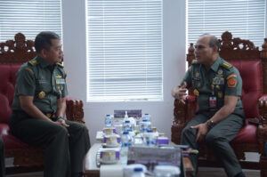 Silaturahmi Kapuspen TNI Dengan Rektor Unhan Bahas Kemampuan Public Speaking Prajurit TNI
