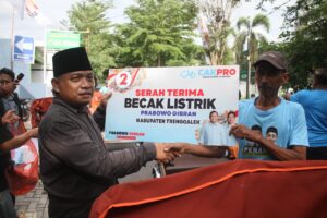 Gerindra Trenggalek: Inovasi Elektrifikasi Becak sebagai Upaya Pemulihan Ekonomi Berkelanjutan