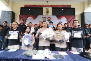 Satuan Reskrim Polres Metro Bekasi Berhasil Ungkap Lima Kasus Kriminal Di Kabupaten Bekasi