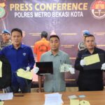 Pelaku Pencurian Modus Pecah Kaca Mobil ,diamankan Sat Reskrim Polres Metro Bekasi Kota