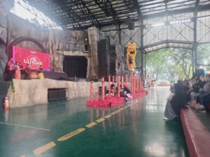 Gong Ci Fa Cai di Dufan Ancol dimeriahkan Oleh Atraksi Barongsai dari Sanggar Tari Maha Virya Indonesia