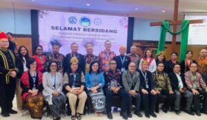 Ketum PP BKS PGI-GMKI Firman Jaya Daely Memberi Sambutan Pada Persidangan Majelis Pekerja Lengkap (MPL) PGI Dihadiri