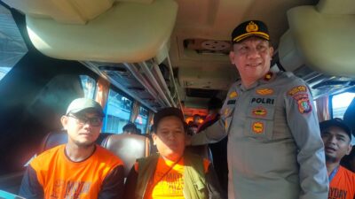 Sukseskan Mayday 2025,Kapolsek Bantargebang Monitoring Keberangkatan Massa Buruh Ke Monas