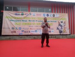 Gelar Karya Akhir dan Perpisahan Kelas XII 2024/2025 SMK 15 Kota Bekasi dihadiri Oleh Bhabinkamtipmas Kelurahan Pedurenan
