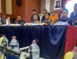 Air Minum Le Minerale Palsu di Bekasi berhasil di Bongkar Sat Reskrim Polres Metro Bekasi