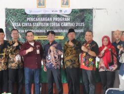 BPS Canangkan Desa Cantik , Didukung DPMD di Bojongmangu