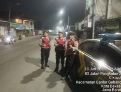 Ciptakan Rasa Aman di Masyarakat,Polsek Bantargebang gelar Operasi Cipta Kondisi Jaya 21