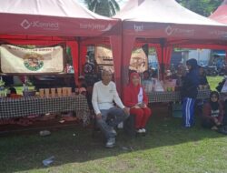 Gelar Jalan Sehat dalam Rangka HUT 80 RI di Lapangan Lugjak Rogojampi Banyuwangi