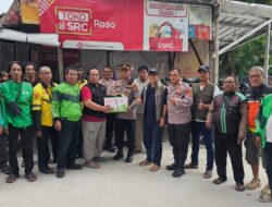 Kunjungan Kapolsek Medansatria ke Ojol THB dalam Rangka Silaturahmi dan Sinergitas