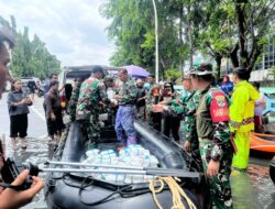 Kodam Jaya Respons Cepat Bantu Warga Terdampak Banjir di Kapuk Muara