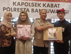 AKP Kusmin SH Pamit, Kapolsek Kabat Resmi Dijabat AKP Badrodin Hidayat