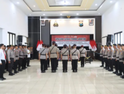Kapolresta Banyuwangi Pimpin Serah Terima Jabatan Sejumlah Pejabat Strategis dan Kapolsek Jajaran di Wilayah Hukum Polresta Banyuwangi