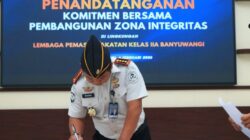 Lapas Banyuwangi Deklarasikan Pembangunan Zona Integritas, Siap Tingkatkan Pelayanan dan Integritas Demi Raih Predikat WBBM