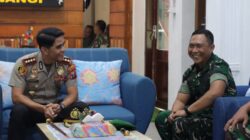 Perkuat Sinergitas TNI–Polri, Kapolresta Banyuwangi Silaturahmi ke Kodim 0825/ Banyuwangi