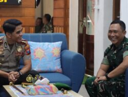 Perkuat Sinergitas TNI–Polri, Kapolresta Banyuwangi Silaturahmi ke Kodim 0825/ Banyuwangi
