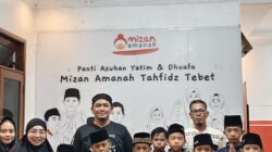 PENGACARA SYENI LASUT GELAR BUKBER BARENG ANAK YATIM, BAGIKAN SANTUNAN DI PANTI MIZAN AMANAH TAHFIDZ