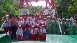 Dandim 0825/Banyuwangi Resmikan Jembatan Perintis Garuda Penghubung Dua Desa di Banyuwangi