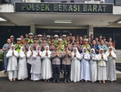 USAI OPERASI KETUPAT JAYA, POLSEK BEKASI BARAT GELAR HALAL BIHALAL – KAMTIBMAS IDUL FITRI AMAN, SILATURAHMI DIPERKOKOH