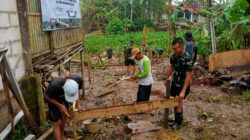 TNI dan Warga Gotong Royong Bangun Infrastruktur; Progres Capai 2 Persen