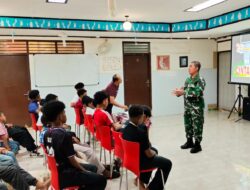 Membentuk  Karakter  Patriot: Babinsa Sawangan Tanamkan Nilai Kebangsaan Pada Anak Panti