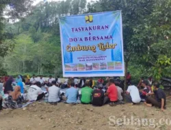 Dinas PU Pengairan Kabupaten Banyuwangi Resmikan Embung Lider, HIPPA dan Warga Desa Sumberarum Gelar Tasyakuran