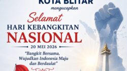 Keluarga Besar MKKS SMA Negeri Kota Blitar Mengucapkan Selamat Hari Kebangkitan Nasional 20 Mei 2026