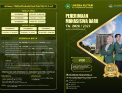 UNISBA BLITAR Buka Pendaftaran Mahasiswa Baru TA 2026/2027: Wujudkan Generasi Entrepreneur Unggul Berbasis Nilai Islam