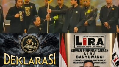 Bupati LSM LIRA Banyuwangi Gerry Oktavian Ucapkan Selamat atas Deklarasi Yakuza Maneges Pusat