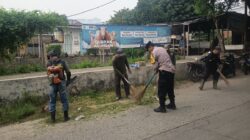 Bhabinkamtibmas Jakasampurna: Bersihkan Lingkungan, Pererat Persaudaraan, Kukuhkan Keamanan
