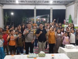 Rumah Belajar Agape Bersama Polsek Kanigoro Gelar Sosialisasi Taat Hukum dan Berlalu Lintas