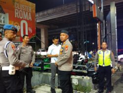 Pimpin Langsung Pengamanan Malam Takbir Idul Adha, Kapolsek Bekasi Barat Kerahkan 30 Personel Amankan Titik Rawan