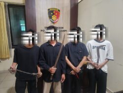 Polresta Banyuwangi Tindak Tegas Premanisme, Berhasil Amankan Komplotan Pemuda Bersajam di Blimbingsari