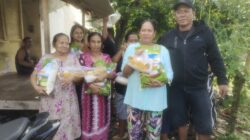 Berbagi Manfaat Pada Warga Sekitar,Pengusaha Tambang Pasir Salurkan Ratusan Paket Sembako Pada Warga Pancoran Rogojampi
