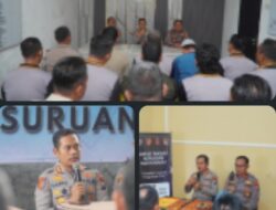 Beri Arahan Internal, Kapolres Pasuruan Minta Penyidik Jaga Integritas dan Patuhi SOP