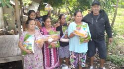 Pengusaha Galian C Salurkan Sembako Kepada Warga di Dusun Pancoran Kecamatan Rogojampi Banyuwangi 