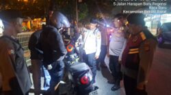 Cegah Tawuran & Kejahatan Jalanan,Kapolsek Bekasi Barat Pimpin Langsung Patroli KRYD dan Razia Stasioner