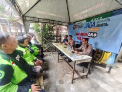 Gelar Jaga Jakarta ON THE SPOT, Kapolsek Bekasi Barat Ajak driver OJOL Jadi Mata & telinga Keamanan