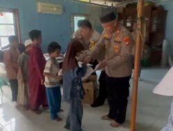 SAMBUT 10 MUHARRAM 1448 H: KAPOLSEK BEKASI BARAT SALURKAN SANTUNAN DAN PERLENGKAPAN SEKOLAH KEPADA ANAK YATIM