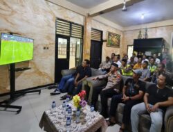 Jaga Jakarta On The Spot,Polsek Bekasi Barat Gelar Nobar Piala Dunia 2026, Inggris Kalahkan Mexsiko 3-2