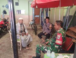 Jaga Kondusivitas, Bhabinkamtibmas dan Babinsa Bekasi Barat Sinergi Bersama Tokoh Agama