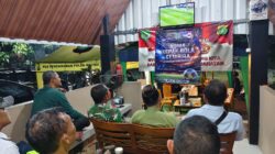 Suasana Hangat Nobar Spanyol vs Belgia, Polsek Bekasi Barat Eratkan Ikatan Kamtibmas