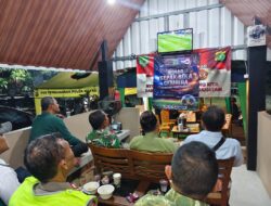 Suasana Hangat Nobar Spanyol vs Belgia, Polsek Bekasi Barat Eratkan Ikatan Kamtibmas