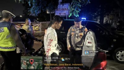 Intensifkan Patroli dan Razia, Polsek Bekasi Barat Jauhkan Gangguan Kamtibmas