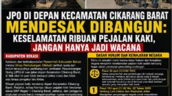 Depan Kecamatan Cikarang Barat, Tanpa Zebra Cross, Tanpa Lampu Merah, Tanpa JPO ,Keselamatan Warga Diabaikan Pemkab Bekasi