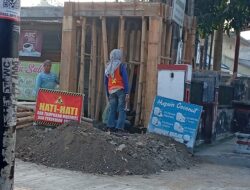 Proyek Pembangunan di Pasar Pahing Kota Blitar Belum Dilengkapi Papan Informasi, Disperindag: Sedang Proses Pemasangan