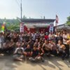 Sambut HUT ke-81 RI, Kapolsek Bekasi Barat dan Warga Kranji Gotong Royong Bersihkan Lingkungan