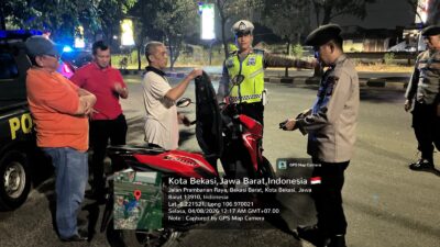 Gencar Patroli Dini Hari, Polsek Bekasi Barat Tutup Celah Kejahatan Jalanan dan Ancaman Tawuran